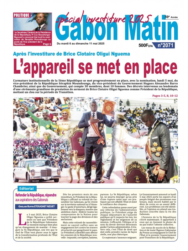 Gabon Matin 06/05/2025