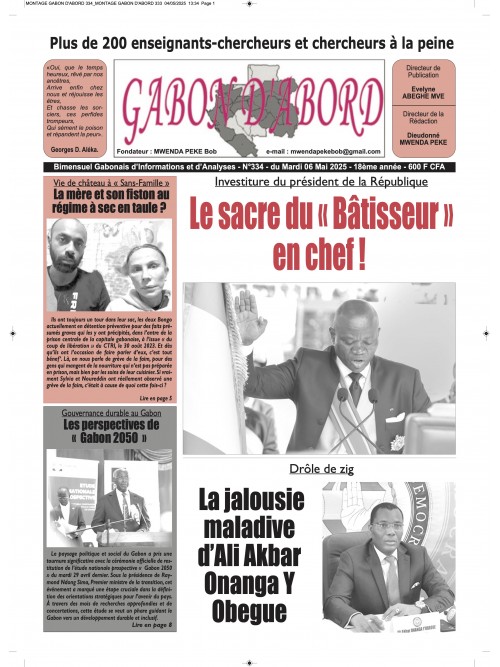 Gabon d'abord 06/05/2025