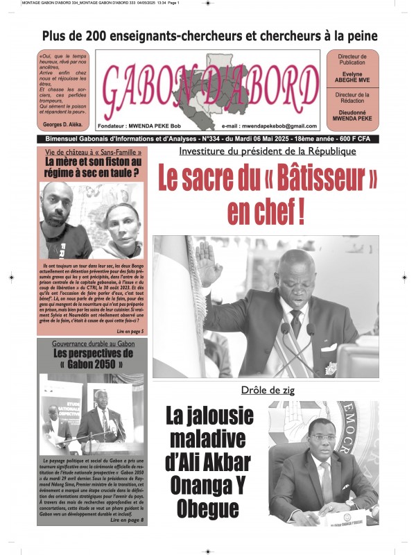 Gabon d'abord 06/05/2025