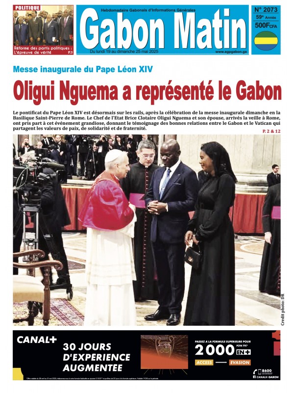 Gabon Matin 19/05/2025