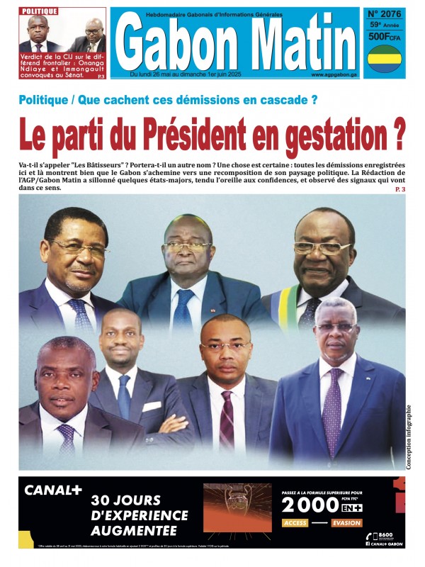 Gabon Matin 26/05/2025