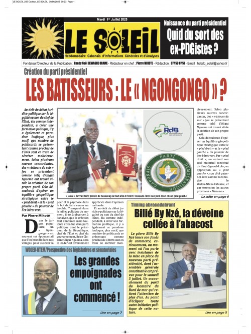 Le Soleil 01/07/2025