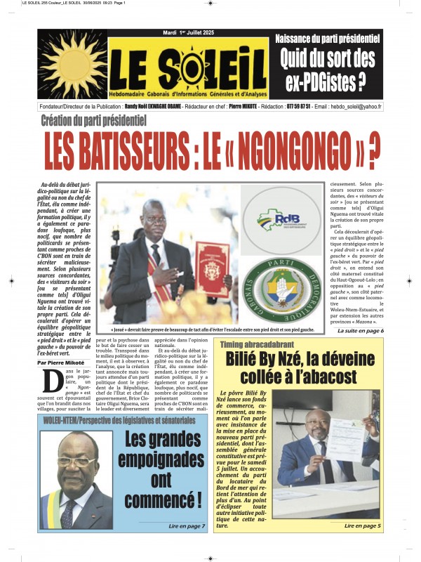 Le Soleil 01/07/2025