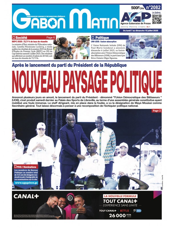 Gabon Matin 07/07/2025