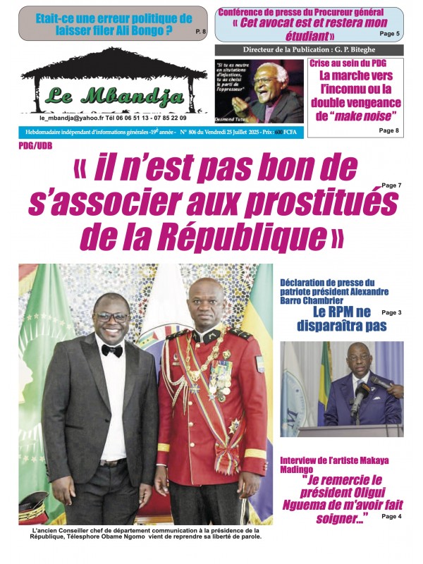 Le Mbandja 25/07/2025