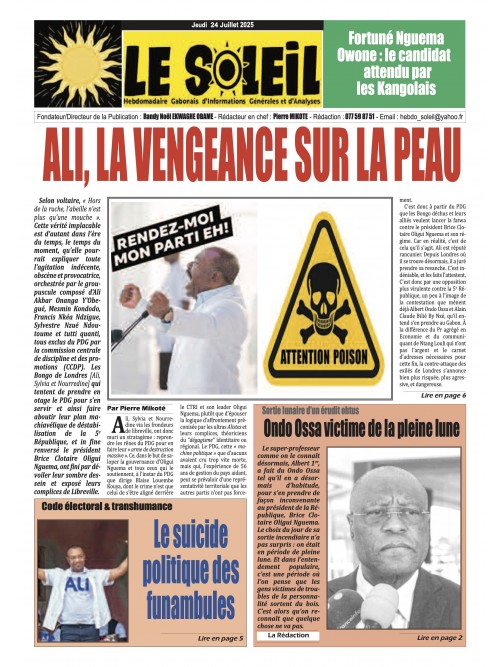 Le Soleil 24/07/2025
