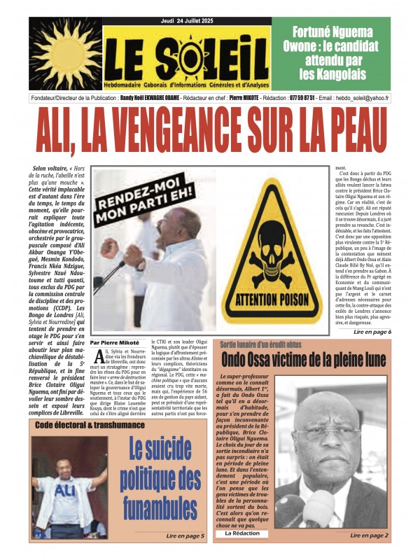 Le Soleil 24/07/2025