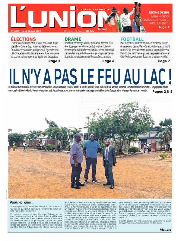 L'Union 26/08/2025