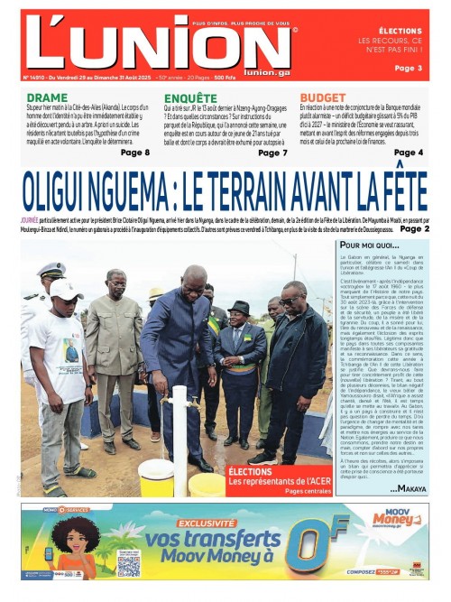 L'Union 29/08/2025