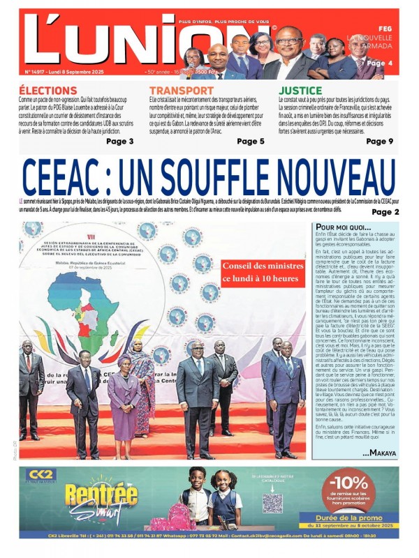 L'Union 08/09/2025