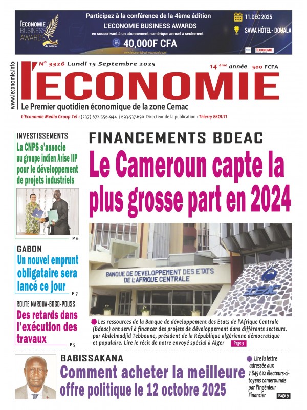 Le quotidien de l'economie 15/09/2025