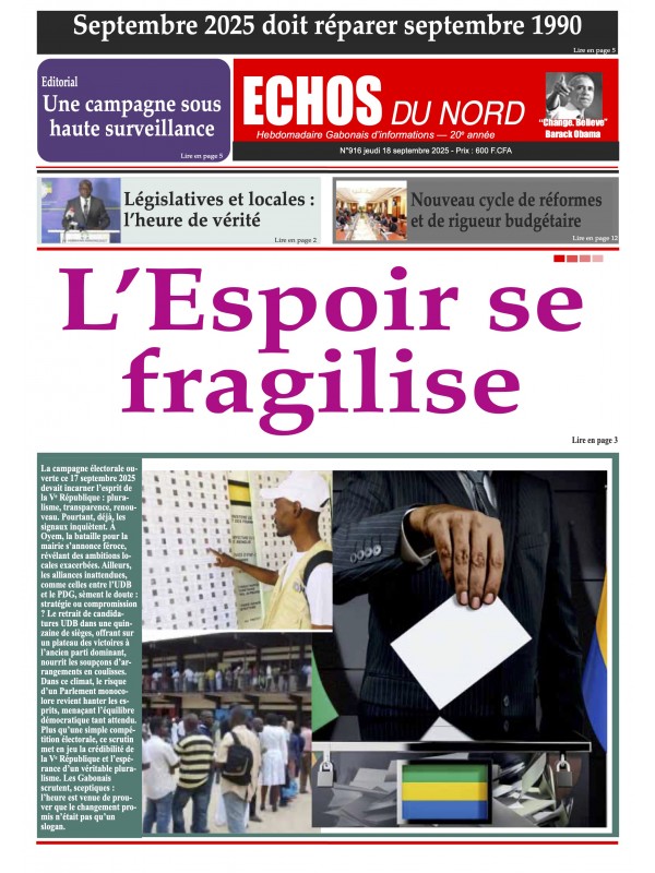 Echos du Nord 18/09/2025
