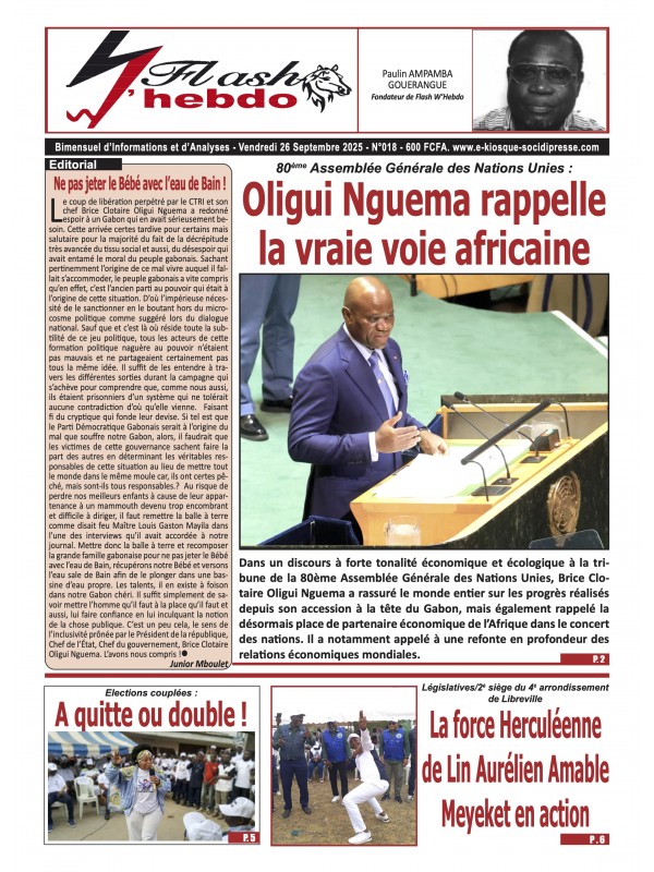 Flash W Hebdo 26/09/2025