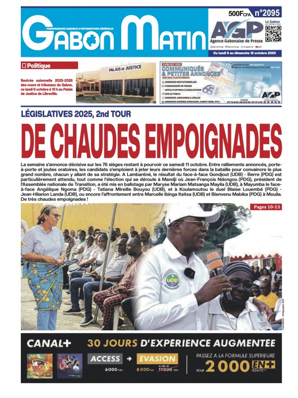 Gabon Matin 06/10/2025