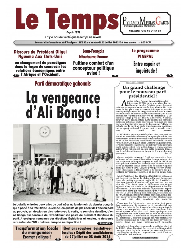 Le Temps 25/07/2025