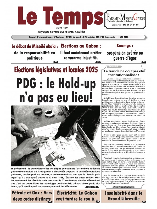 Le Temps 10/10/2025
