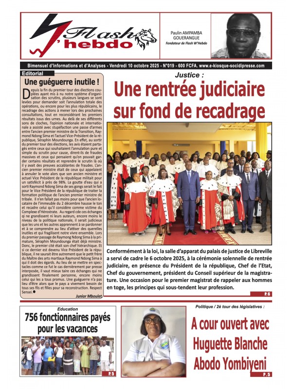 Flash W Hebdo 10/10/2025