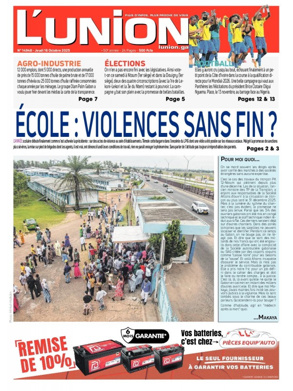 L'Union 16/10/2025