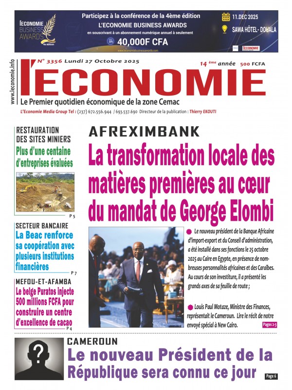 Le quotidien de l'economie 27/10/2025