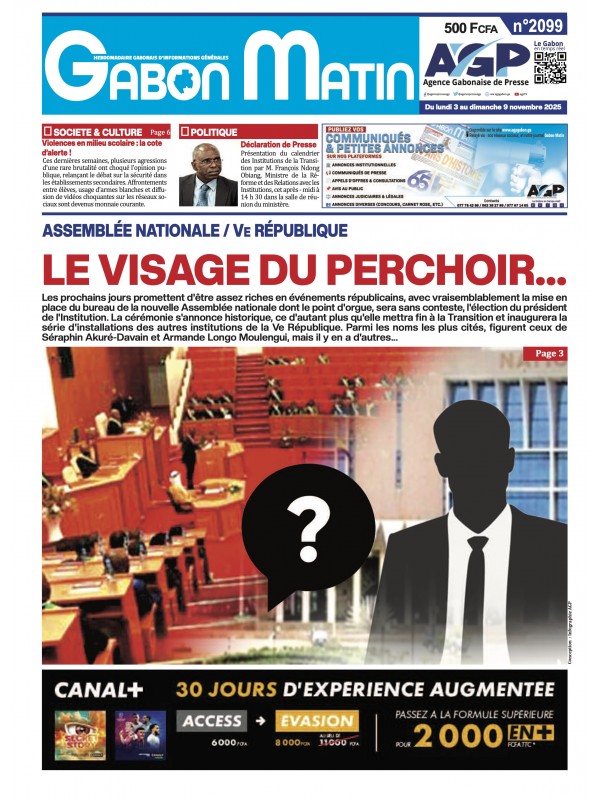 Gabon Matin 03/11/2025