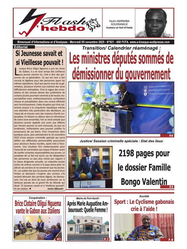 Flash W Hebdo 05/11/2025