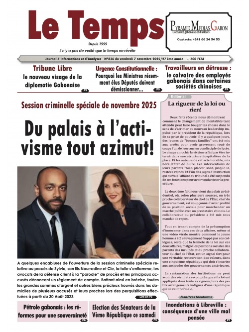 Le Temps 07/11/2025