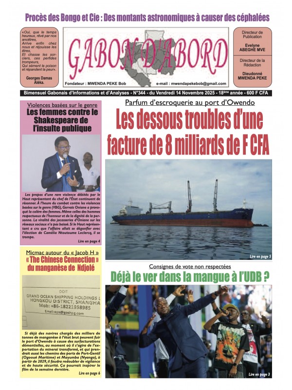 Gabon d'abord 14/11/2025