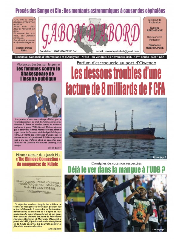 Gabon d'abord 14/11/2025