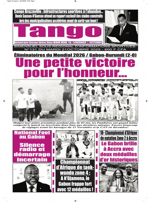 TANGO 21/10/2025