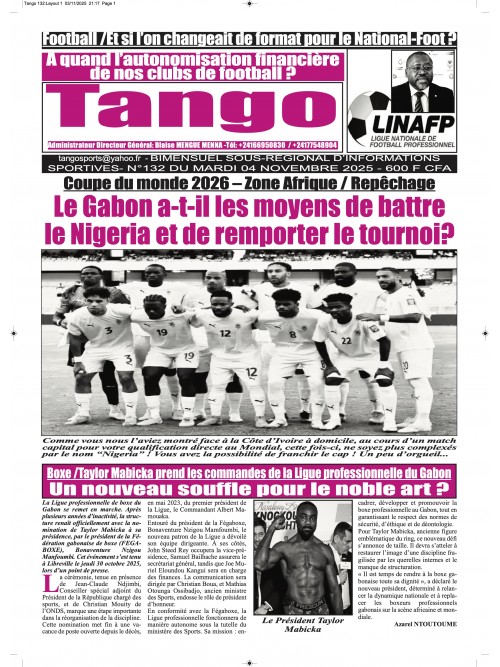 TANGO 04/11/2025