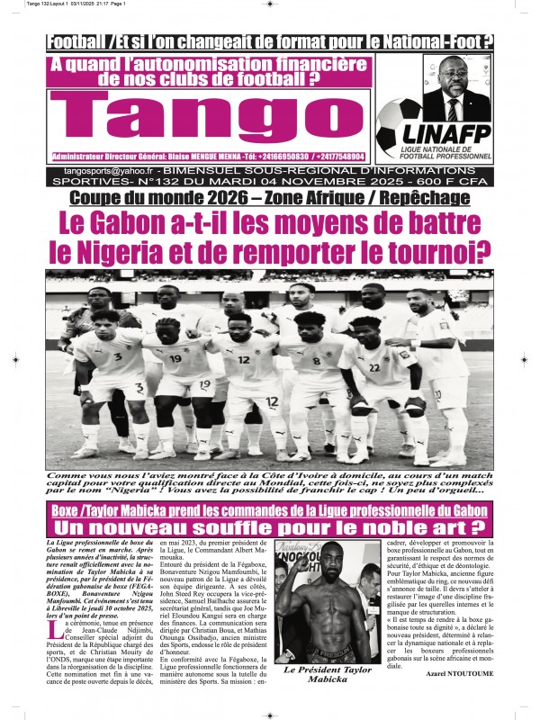 TANGO 04/11/2025