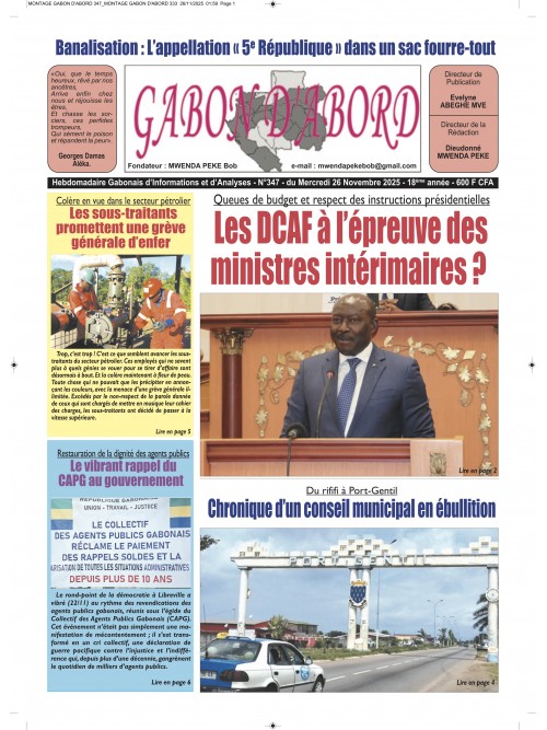 Gabon d'abord 26/11/2025