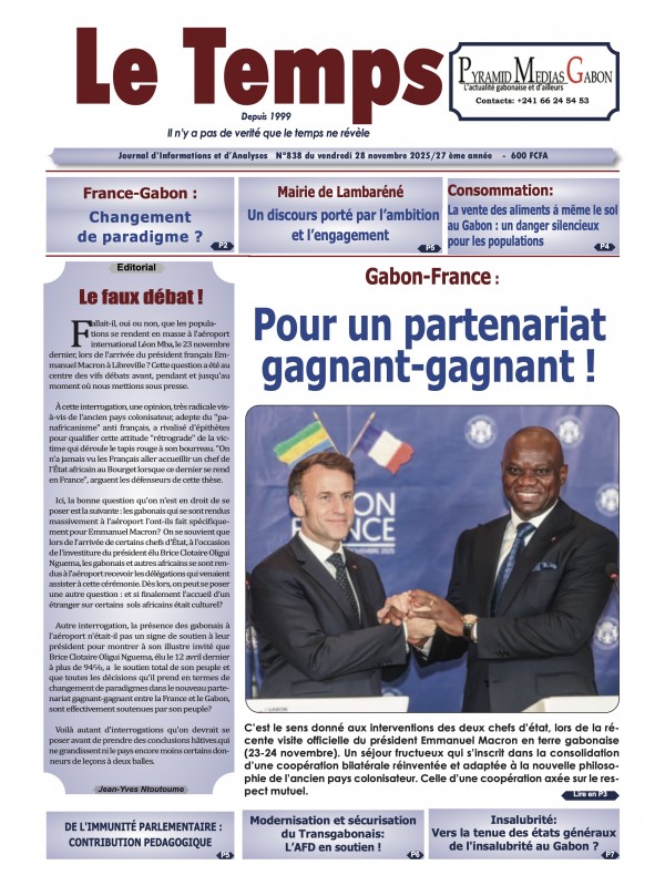 Le Temps 28/11/2025