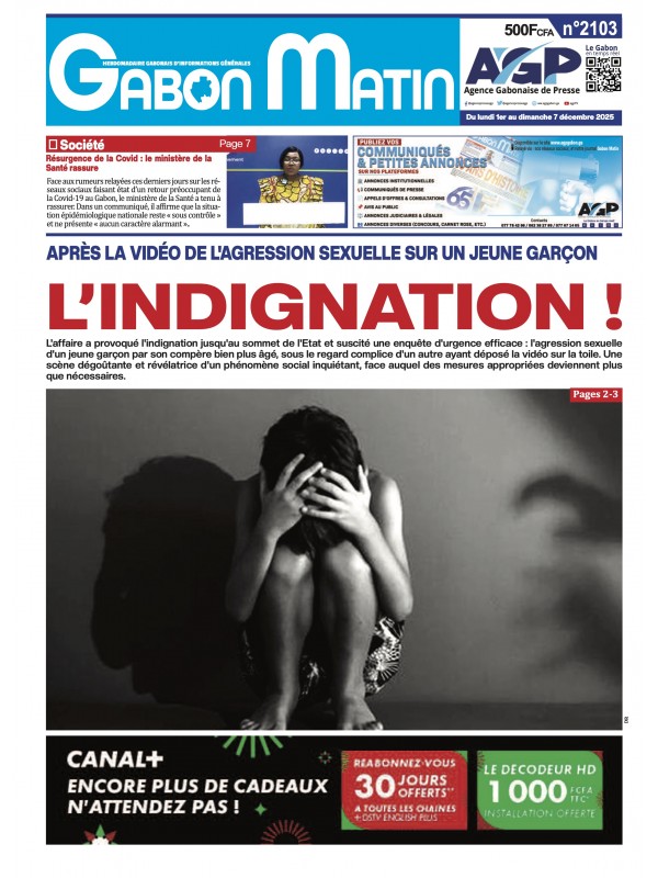 Gabon Matin 01/12/2025