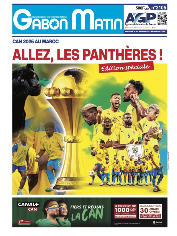 Gabon Matin 15/12/2025
