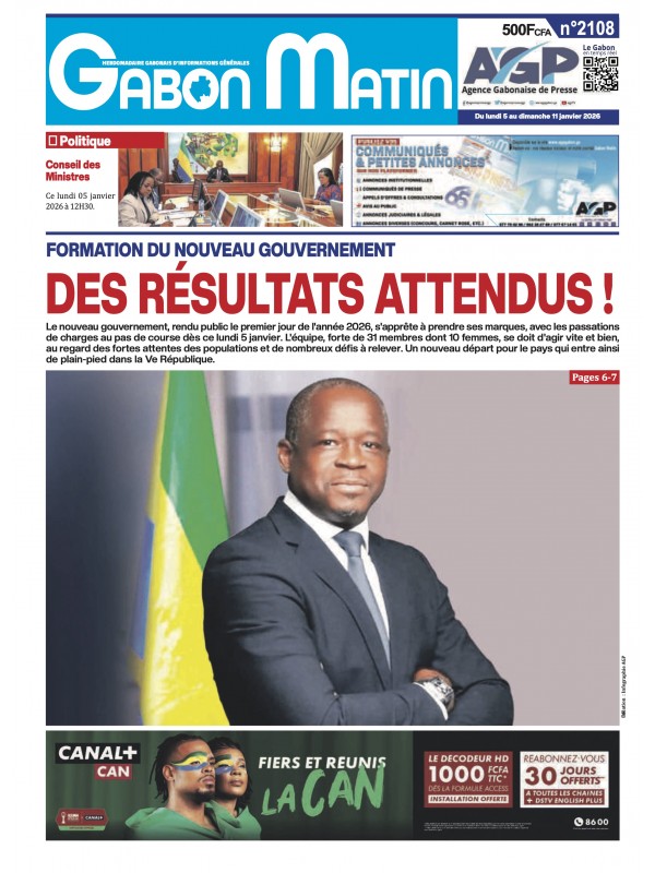 Gabon Matin 05/01/2026