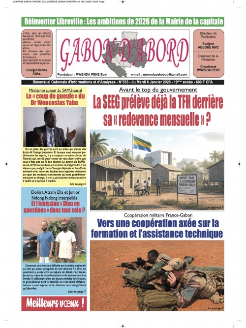 Gabon d'abord 06/01/2026