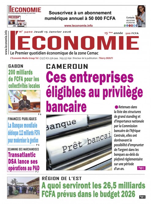 Le quotidien de l'economie 15/01/2026