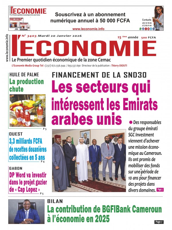 Le quotidien de l'economie 20/01/2026