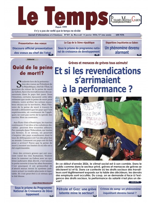 Le Temps 14/01/2026