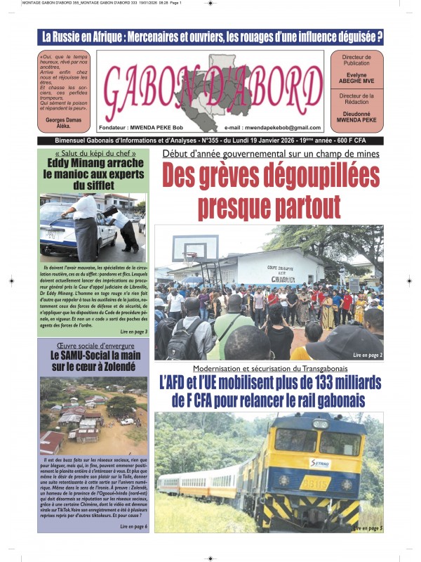 Gabon d'abord 19/01/2026