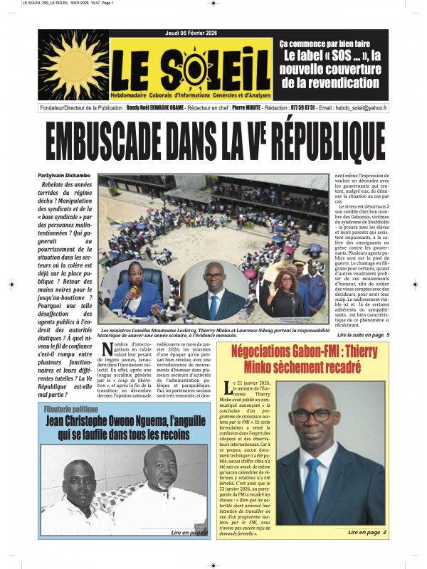 Le Soleil 05/02/2026