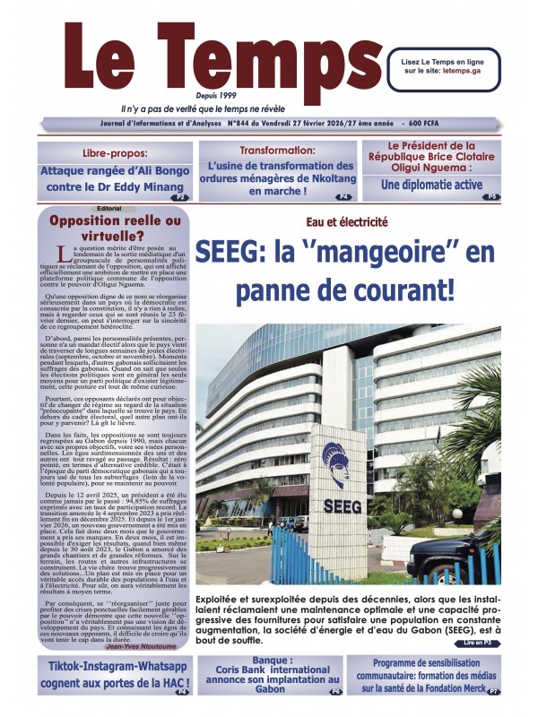 Le Temps 27/02/2026