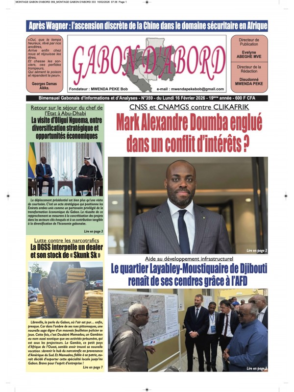 Gabon d'abord 16/02/2026