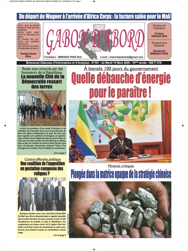 Gabon d'abord 10/03/2026