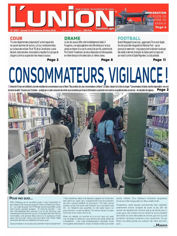 L'Union 14/03/2026