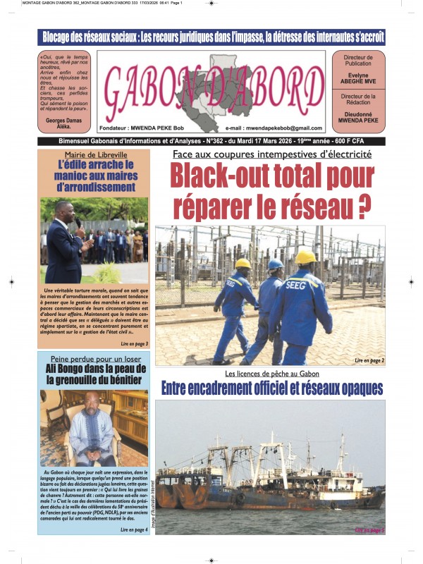 Gabon d'abord 17/03/2026