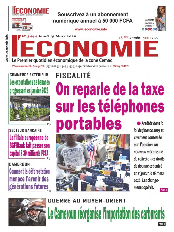 Le quotidien de l'economie 19/03/2026