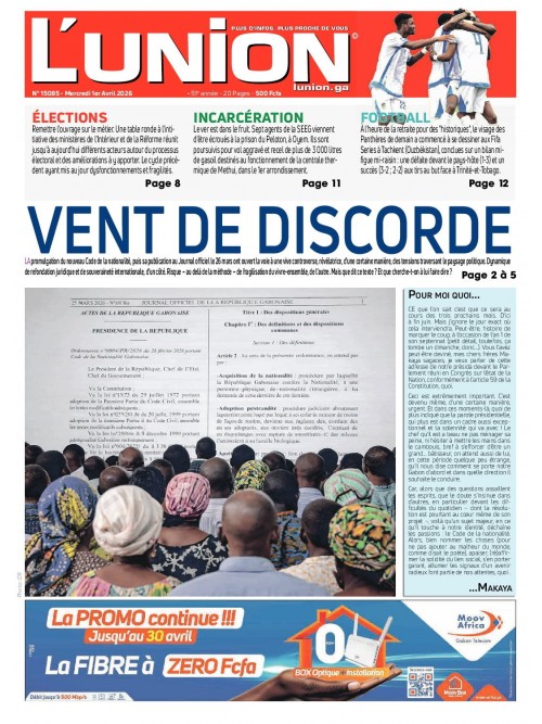 L'Union 01/04/2026