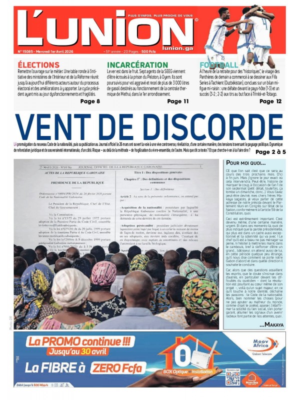 L'Union 01/04/2026